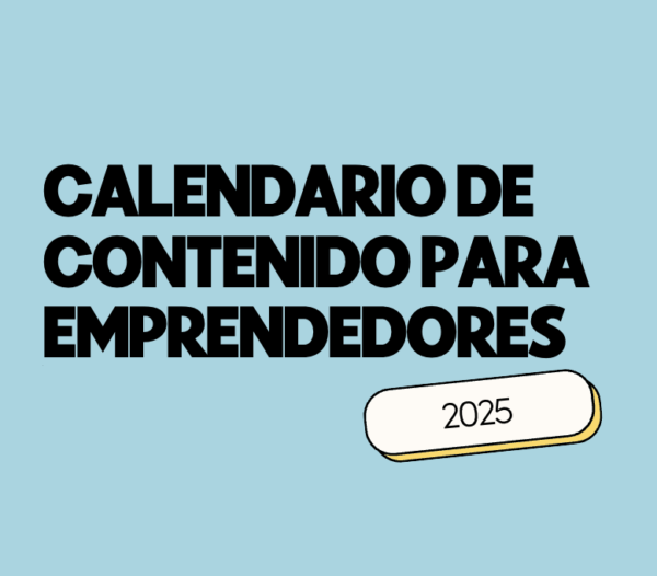 A2Z® Calendario de contenido para emprendedores 2025